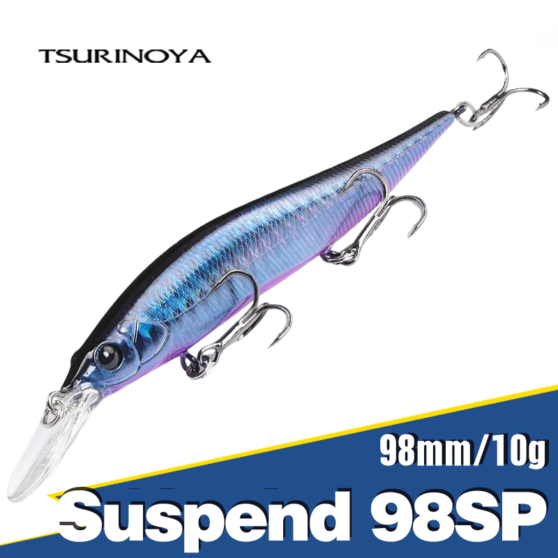 Fishing Lure Swimbait - TSURINOYA Suspend Minnow AURORA 98SP Umpan