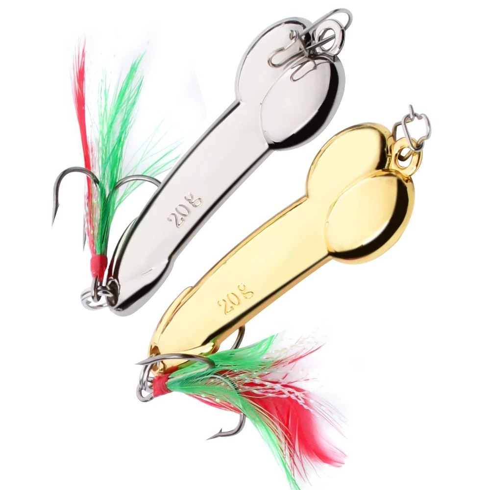 Fishing Lure Spoon - Sendok Logam Bentuk Penis Umpan Pancing