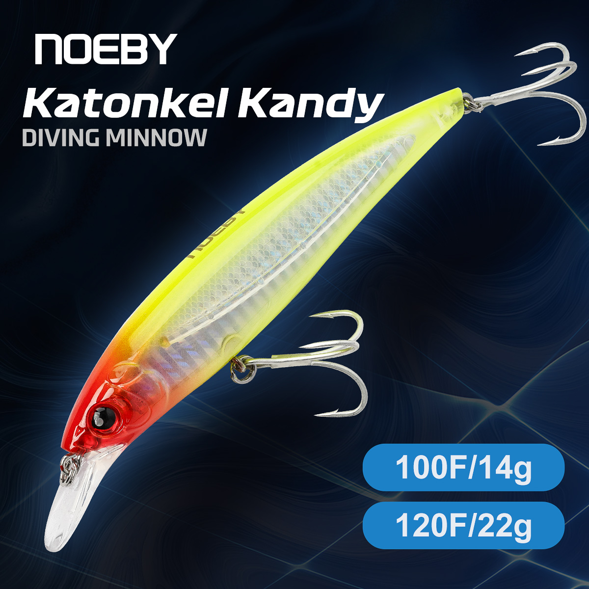 Fishing Lure Topwater - Umpan Pancing Minnow NOEBY 100mm 14g