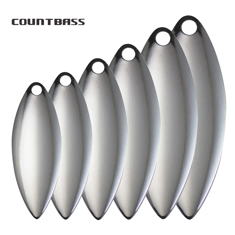 Fishing Lure Blade Bait - Countbass 50 buah ukuran 1-6 nikel