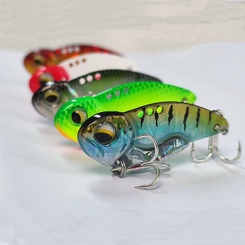 6 Buah Umpan Pancing VIB Logam - Fishing Lure Blade Bait ulasan dan harga