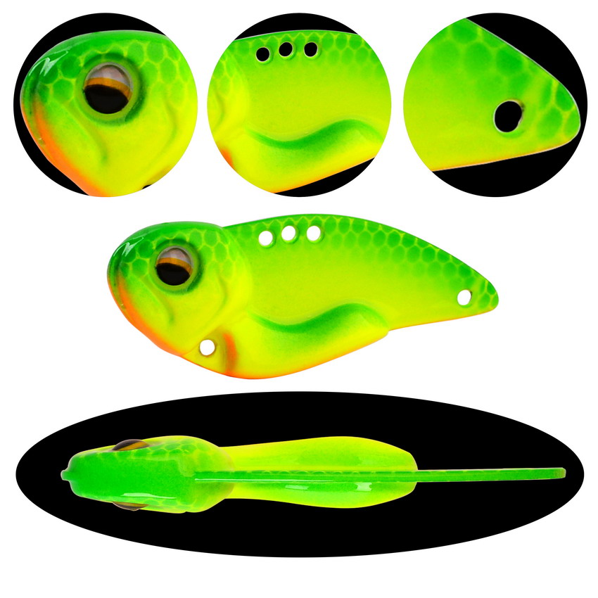6 Buah Umpan Pancing VIB Logam - Fishing Lure Blade Bait ulasan dan harga