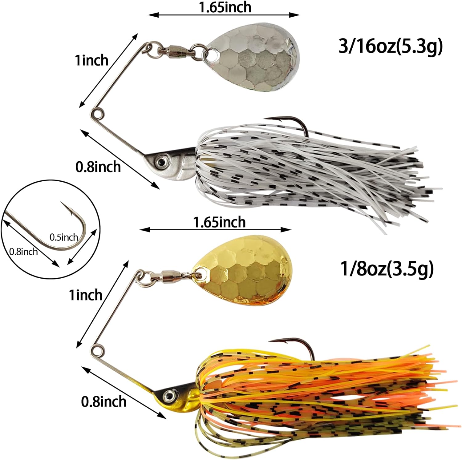 Eupheng pemintal umpan sendok, - Fishing Lure Buzzbait ulasan dan harga