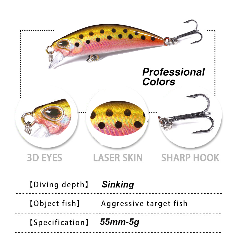 WESTBASS 1PX Micro Minnow Lure - Fishing Lure Popper ulasan dan harga