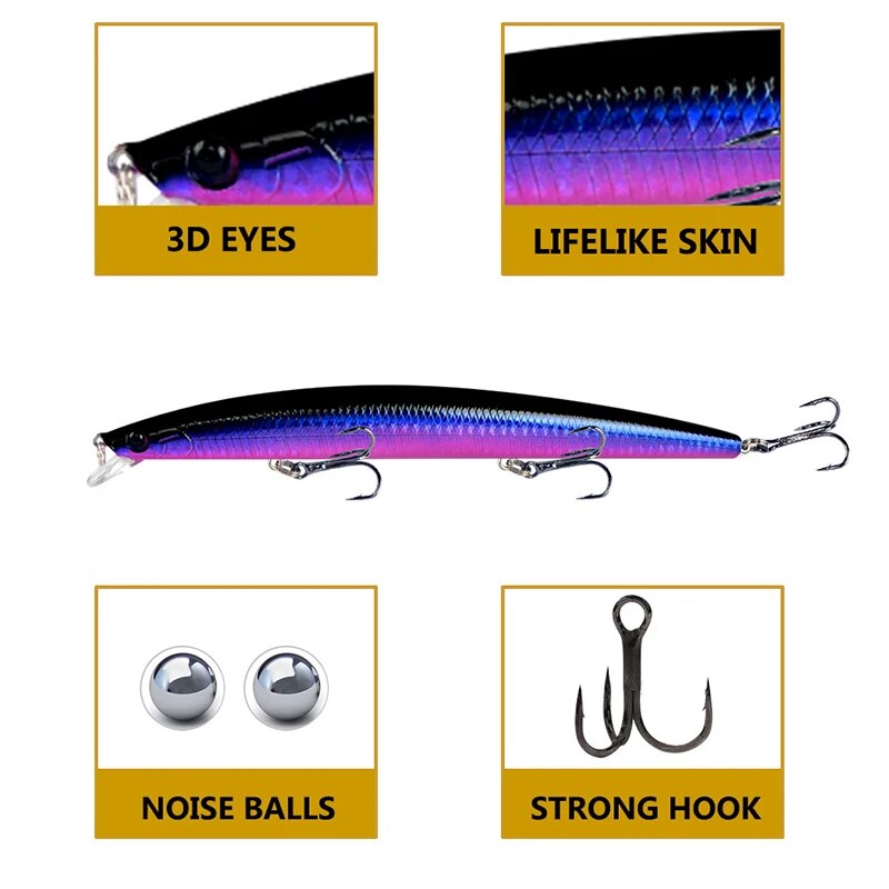 Minnow umpan pancing buatan La - Fishing Lure Crankbait ulasan dan harga