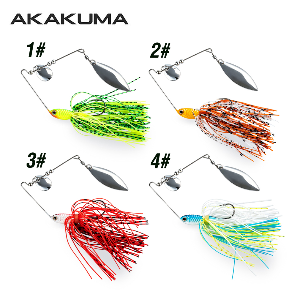 4 buah Umpan Pancing Spinnerba - Fishing Lure Blade Bait ulasan dan harga