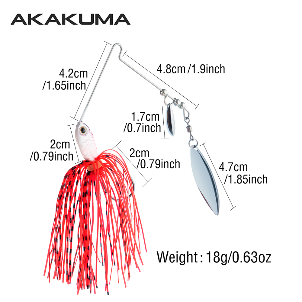 4 buah Umpan Pancing Spinnerba - Fishing Lure Blade Bait ulasan dan harga