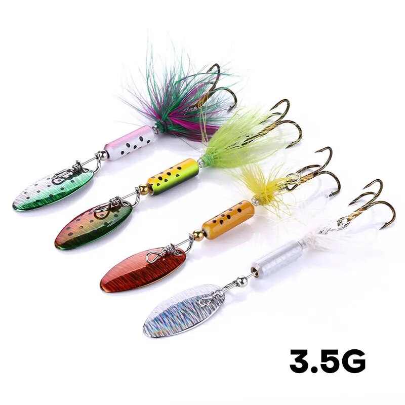 Umpan pancing logam VIB, 1 bua - Fishing Lure Spoon ulasan dan harga