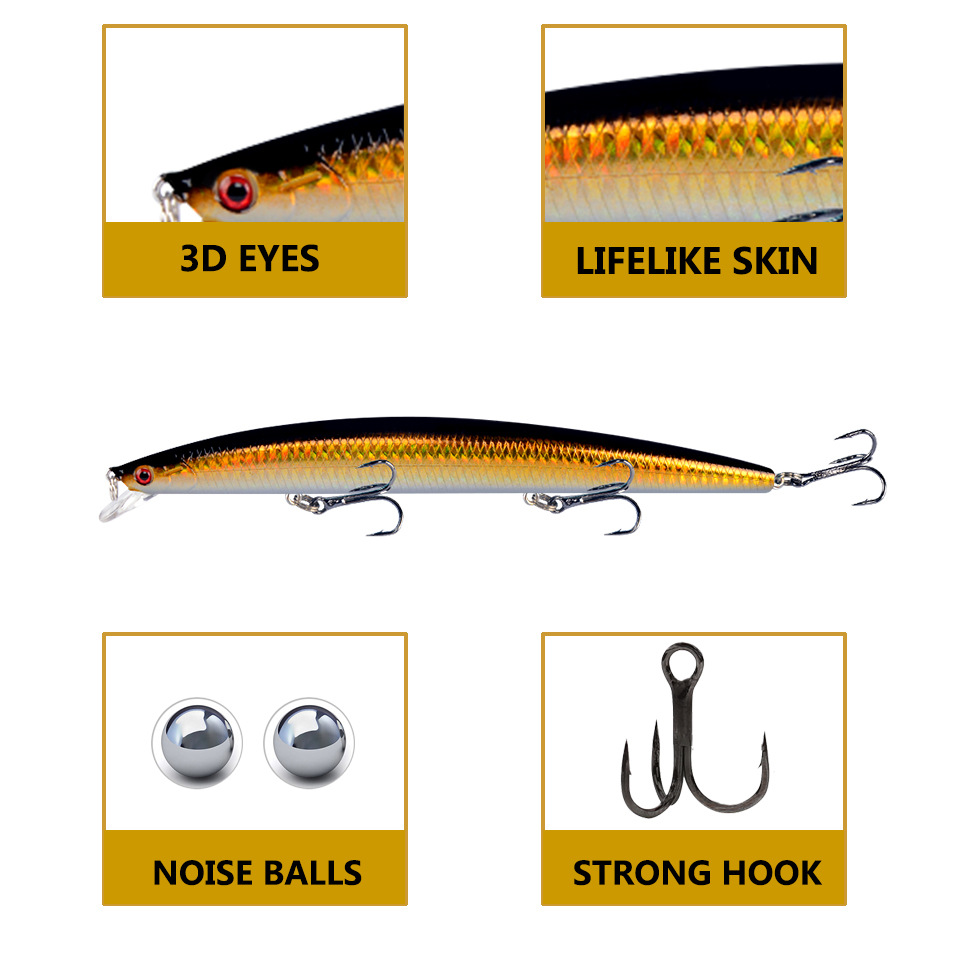 Umpan Pancing Minnow 18cm 24g  - Fishing Lure Crankbait ulasan dan harga
