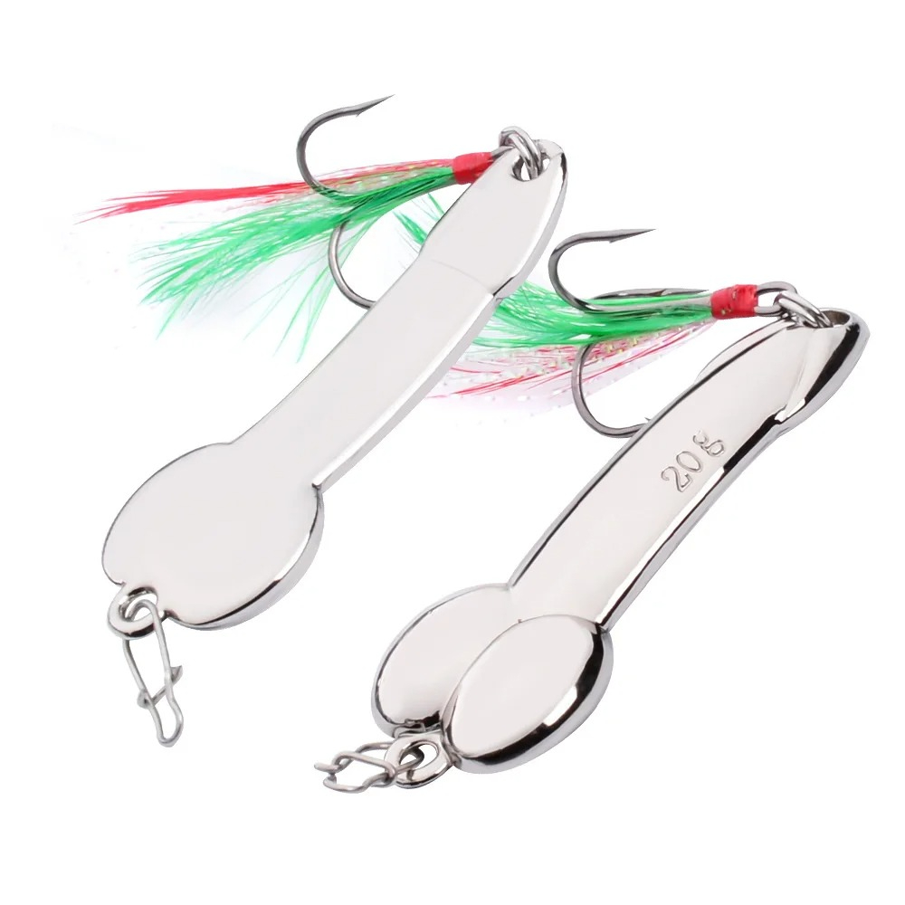 Sendok Logam Bentuk Penis Umpa - Fishing Lure Spoon ulasan dan harga