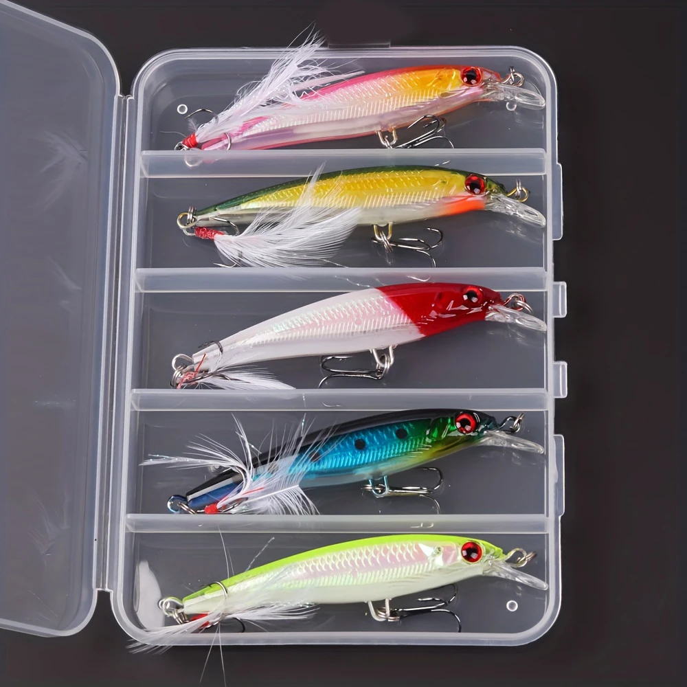 5 buah/kotak umpan pancing bio - Fishing Lure Box ulasan dan harga