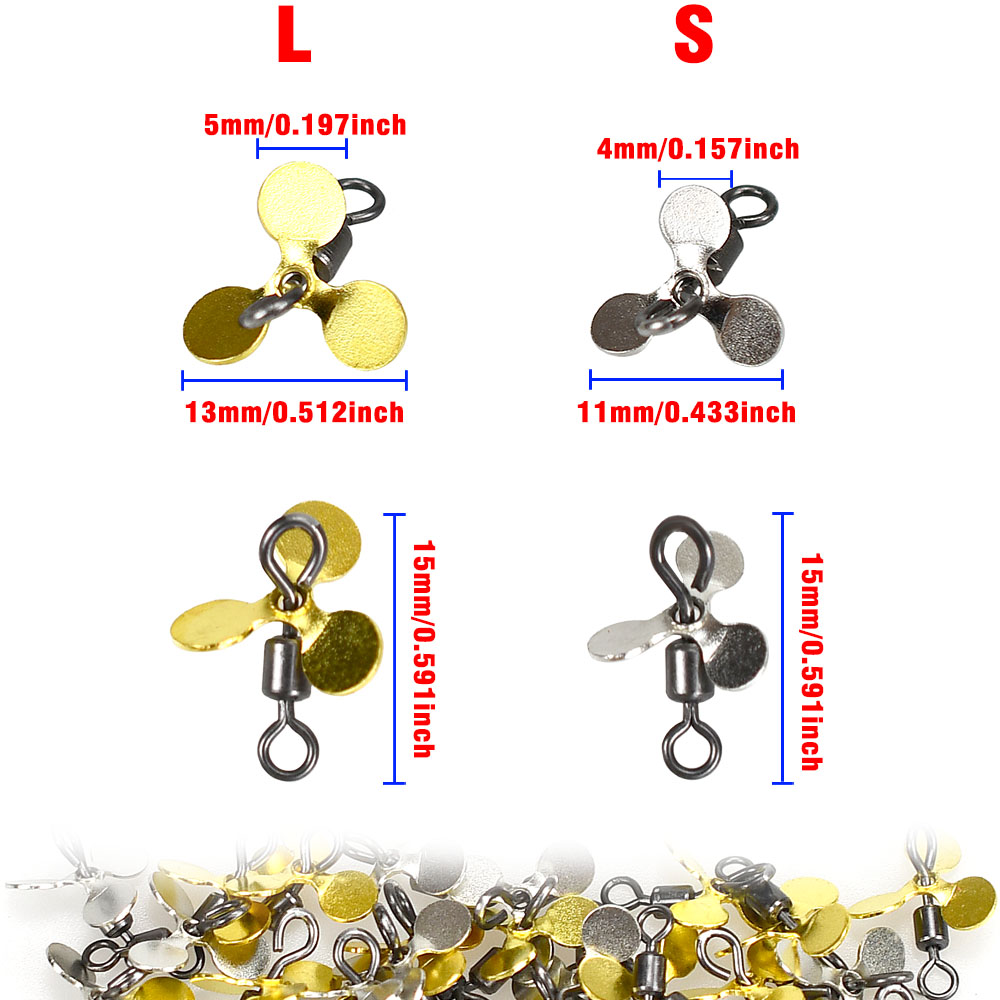 20 Buah Aksesori Baling-Baling - Fishing Lure Blade Bait ulasan dan harga